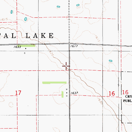 Topographic Map of Flynn Post Office (historical), SD