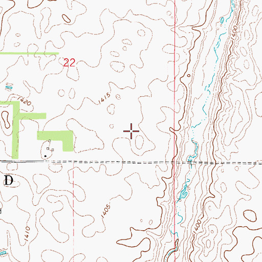Topographic Map of Albion Post Office (historical), SD
