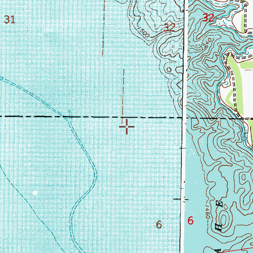 Topographic Map of Fielder Post Office (historical), SD