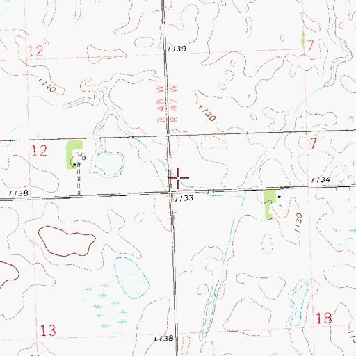 Topographic Map of Elmira Post Office (historical), SD
