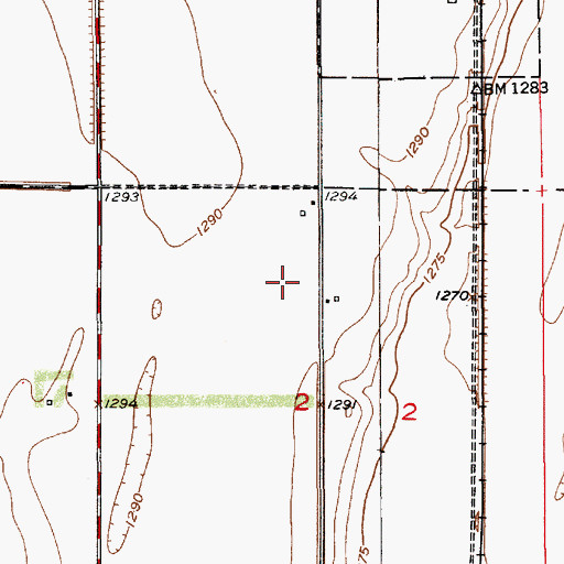 Topographic Map of Gordon Post Office (historical), SD