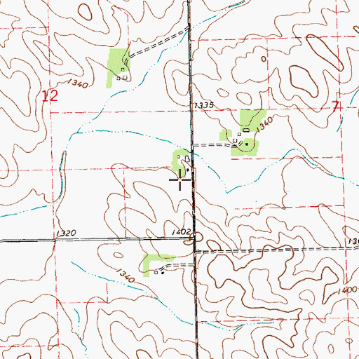 Topographic Map of Nora Post Office (historical), SD