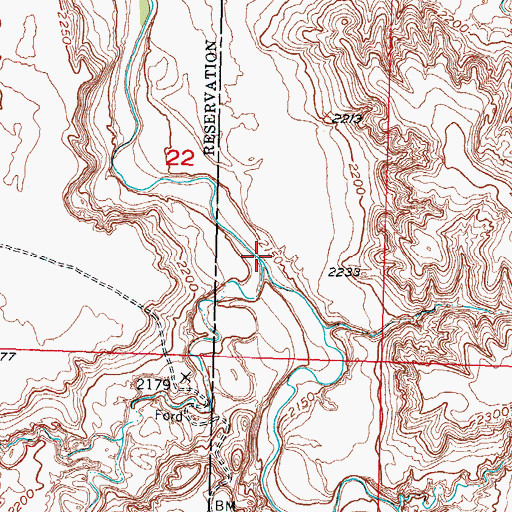 Topographic Map of Paulmyer Creek, SD