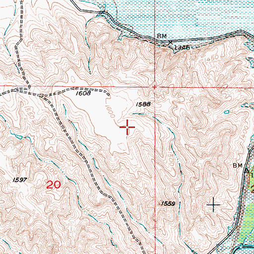 Topographic Map of White River, SD