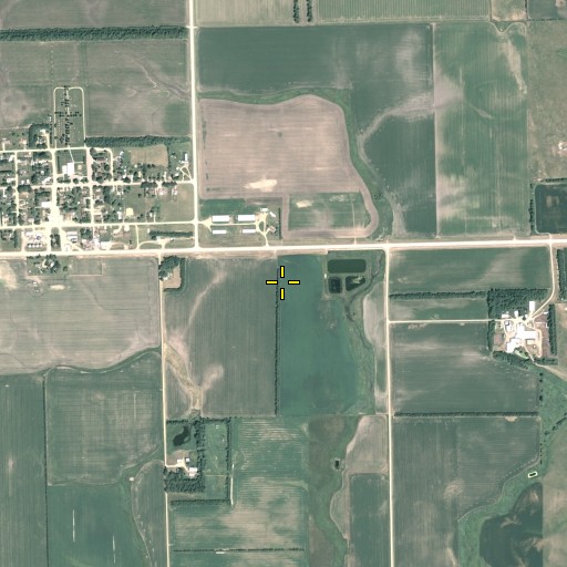 Aerial/Satellite Image of Town of Kranzburg, SD