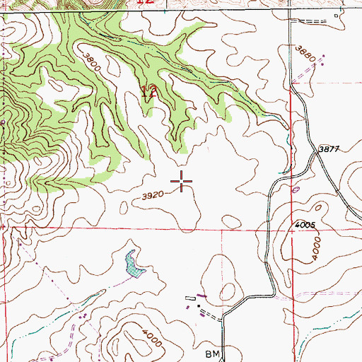 Topographic Map of City of Spearfish, SD