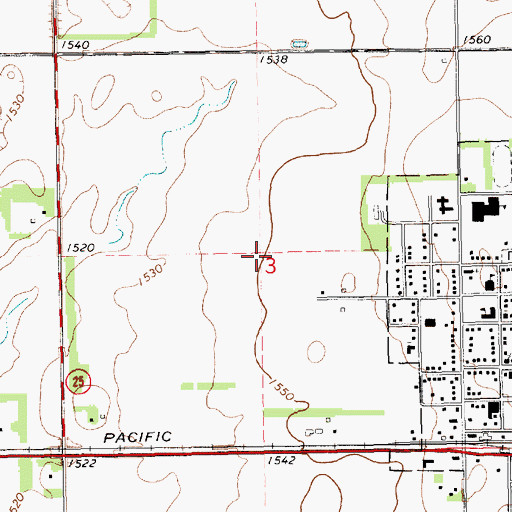 Topographic Map of Township of Howard (historical), SD