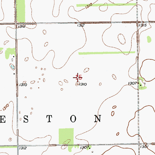 Topographic Map of Township of Norwich, SD