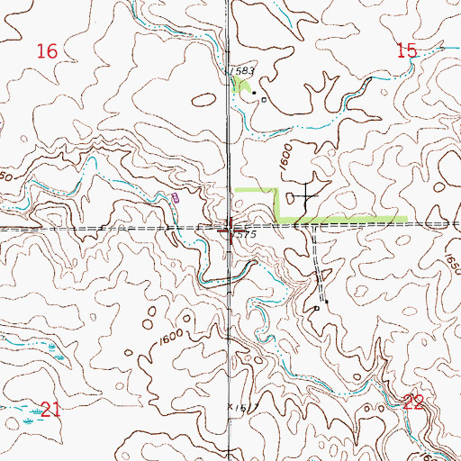 Topographic Map of Township of Union, SD
