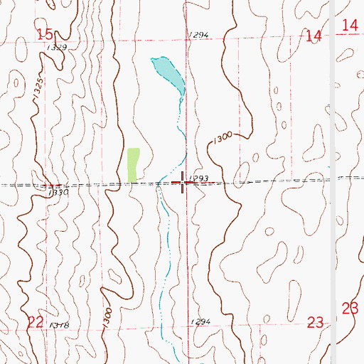 Topographic Map of Township of Athol, SD