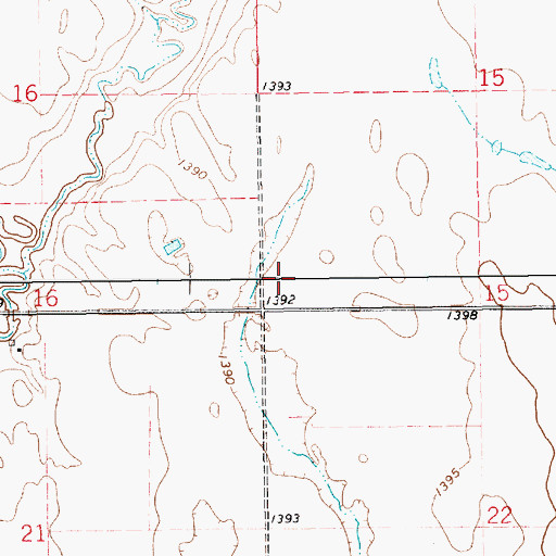 Topographic Map of Township of Foster, SD