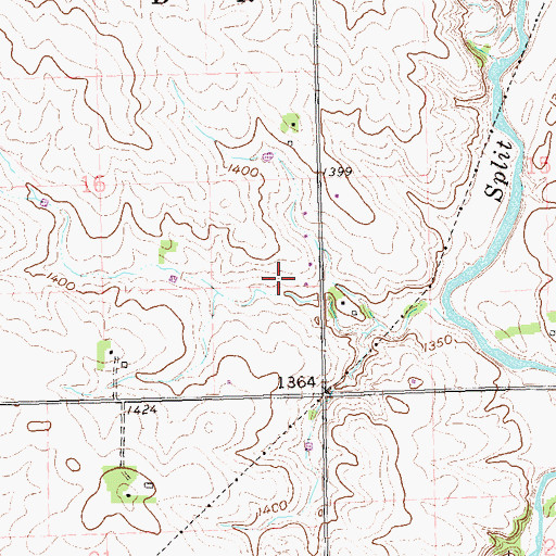 Topographic Map of Township of Brandon, SD