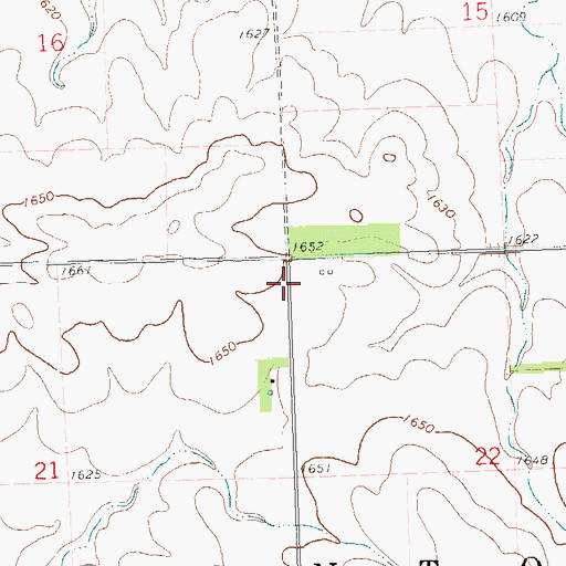 Topographic Map of Township of Trenton, SD