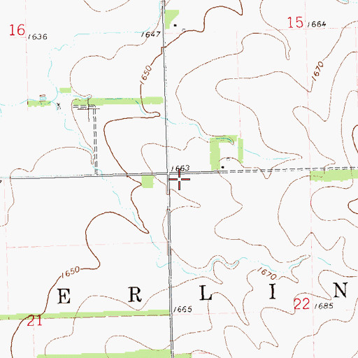 Topographic Map of Township of Sterling, SD