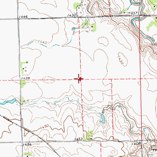 Topographic Map of Township of Marion (historical), SD