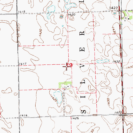 Topographic Map of Township of Silver Lake (historical), SD