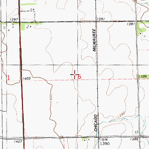 Topographic Map of Township of Providence, SD