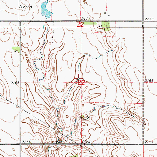 Topographic Map of Township of Union, SD