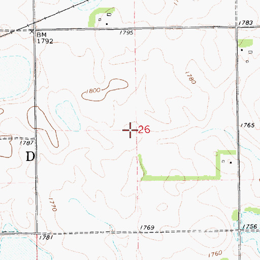 Topographic Map of Township of Brantford (historical), SD