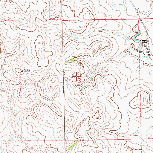 Topographic Map of Township of Lincoln, SD