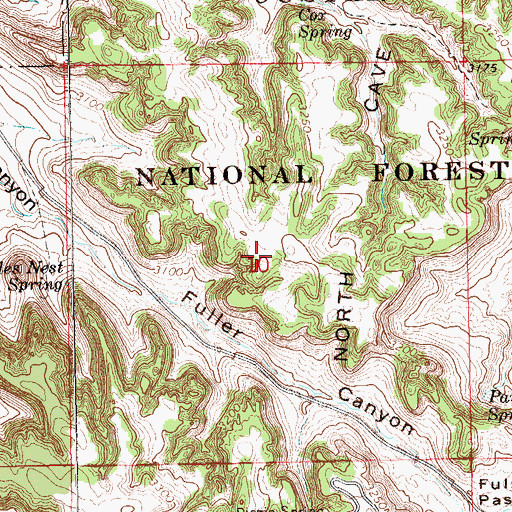 Topographic Map of Township of Cox, SD