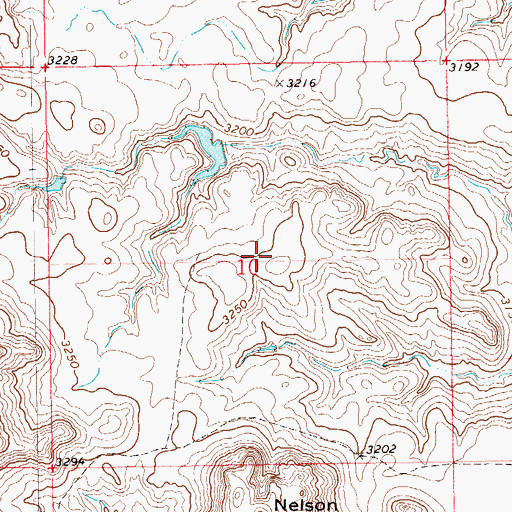 Topographic Map of Township of Table Mountain, SD