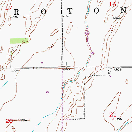 Topographic Map of Township of Groton, SD