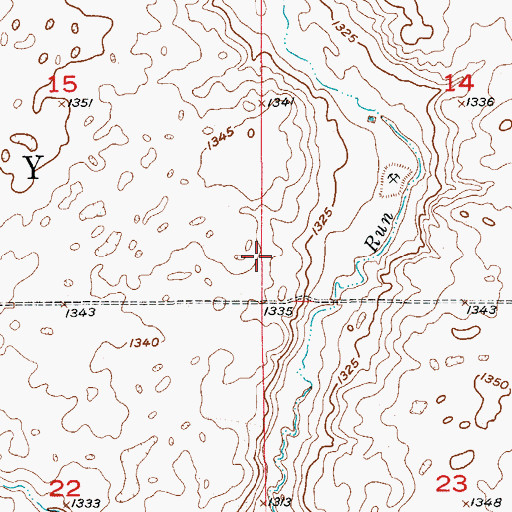 Topographic Map of Township of Liberty, SD