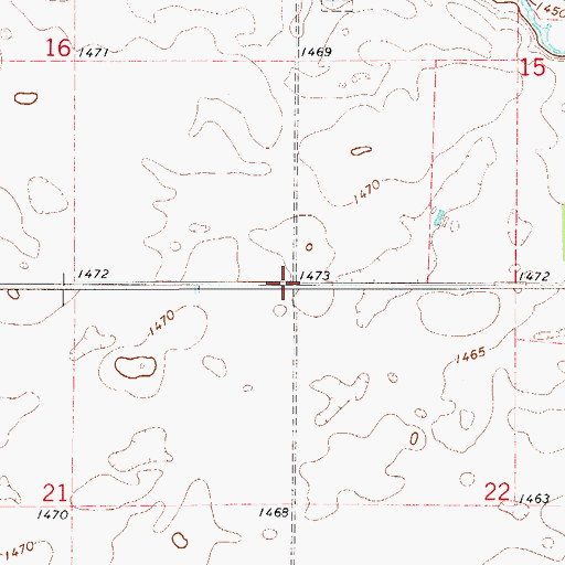 Topographic Map of Township of Union, SD
