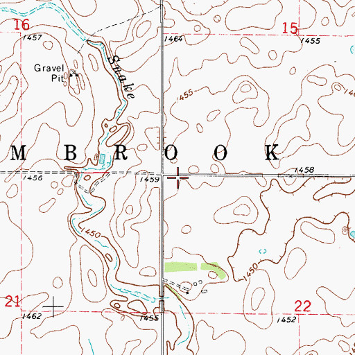 Topographic Map of Township of Pembrook, SD