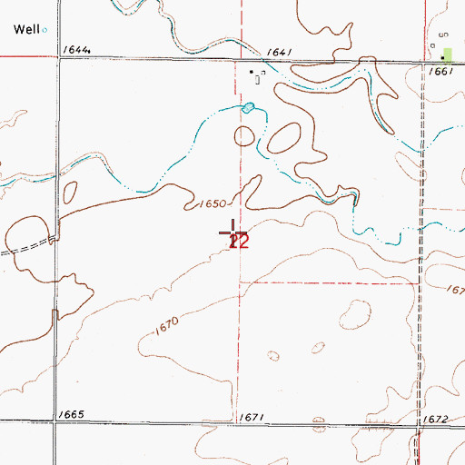 Topographic Map of Township of Lake, SD