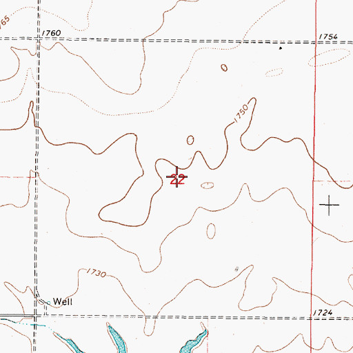 Topographic Map of Township of Lincoln, SD