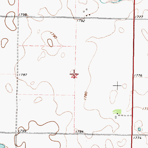 Topographic Map of Township of Summit, SD