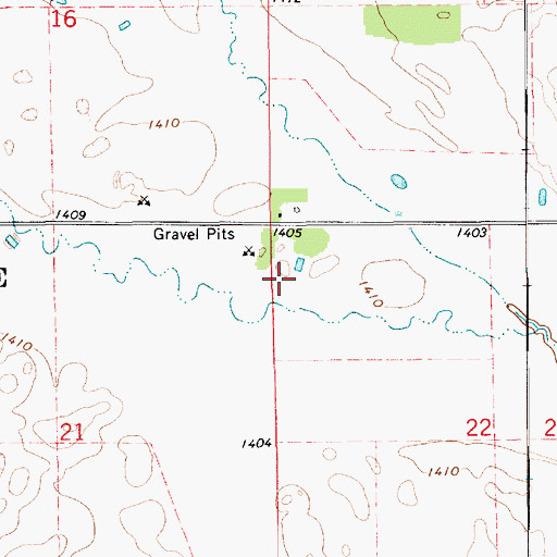 Topographic Map of Township of Dale, SD