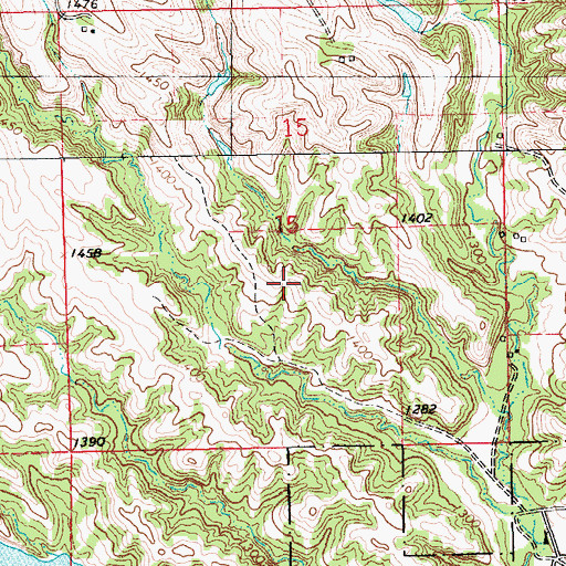 Topographic Map of Township of Lake Port, SD