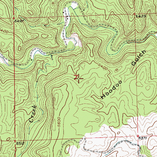 Topographic Map of Township of Rochford, SD