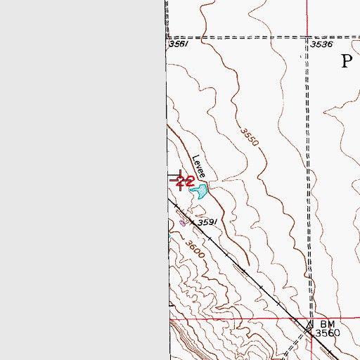 Topographic Map of Township of Plain, SD