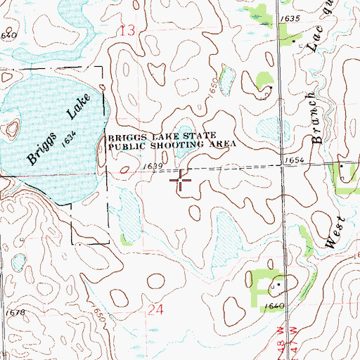 Topographic Map of Township of Herrick, SD