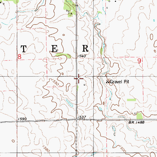 Topographic Map of Township of Chester, SD