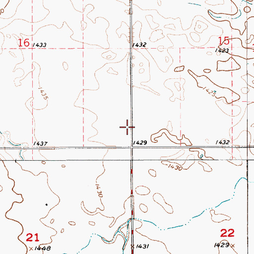 Topographic Map of Township of Grand, SD