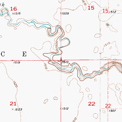 Topographic Map of Township of Florence, SD