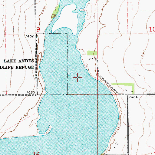 Topographic Map of Township of Howard, SD