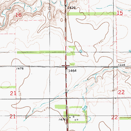 Topographic Map of Township of Union, SD