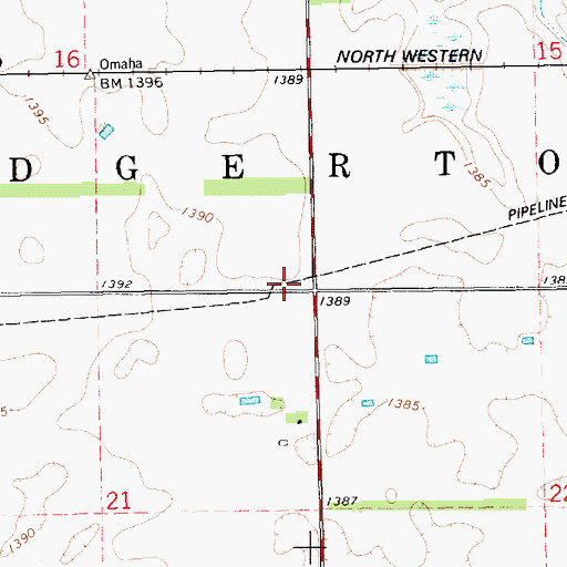 Topographic Map of Township of Edgerton, SD