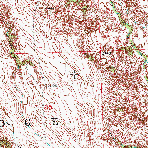 Topographic Map of Township of Clear, SD