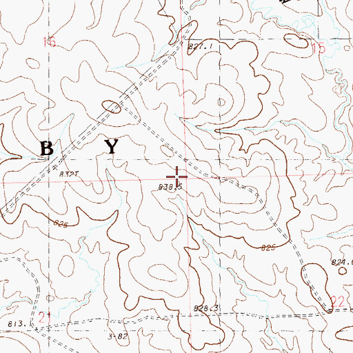 Topographic Map of Township of Maltby, SD