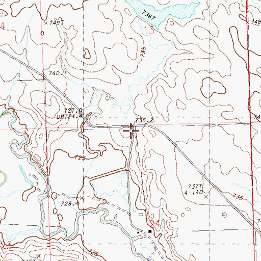 Topographic Map of Township of Foster, SD