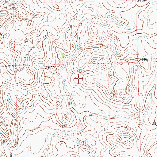 Topographic Map of Township of Castle Butte (historical), SD
