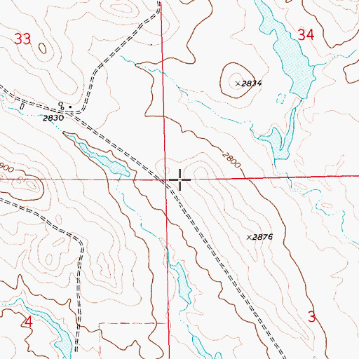 Topographic Map of Township of Union, SD