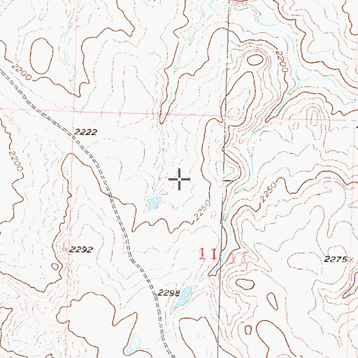 Topographic Map of Township of Fairview, SD